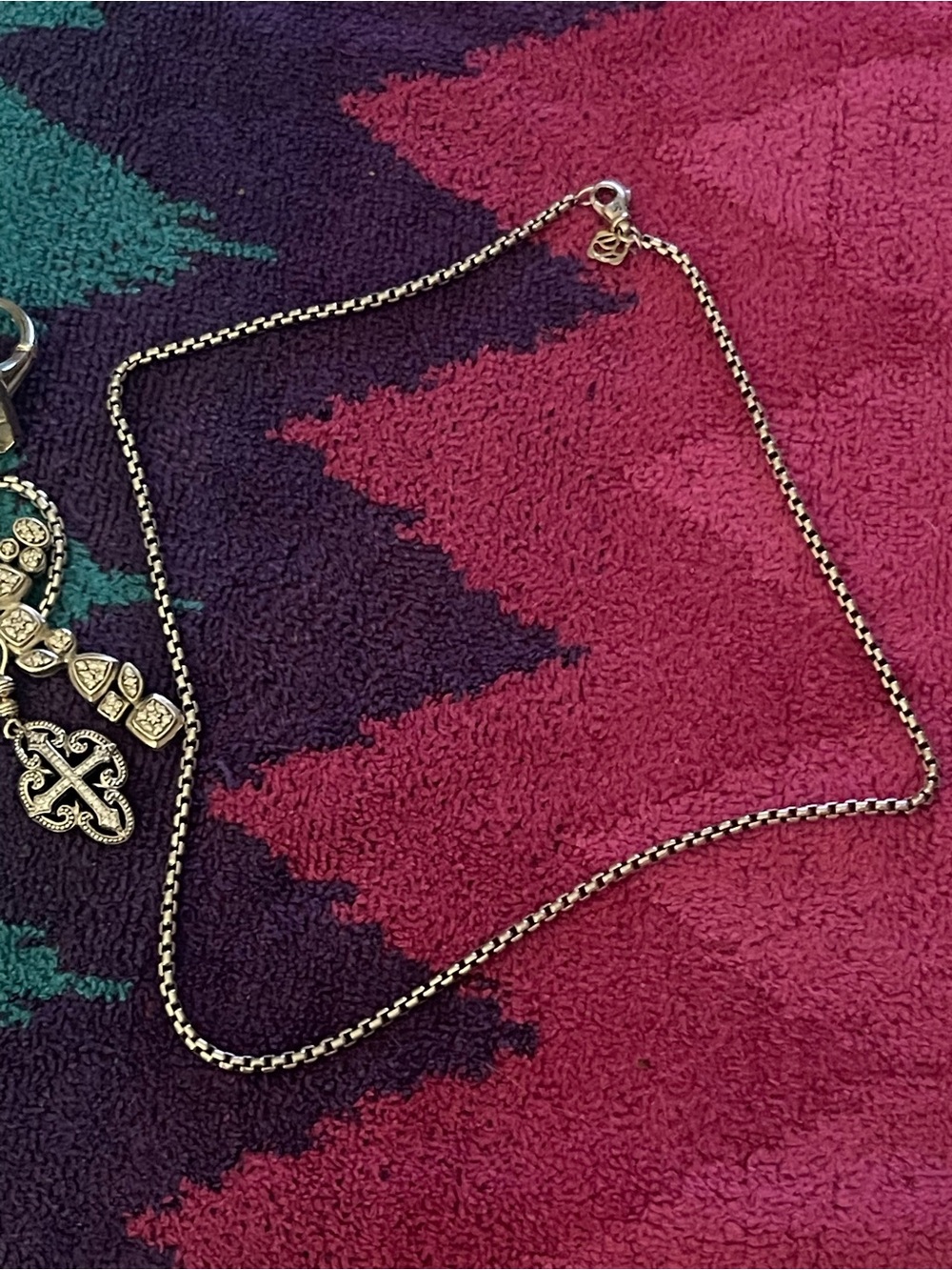 David Yurman 17” Sterling Silver Box Chain Necklace BNWOT
